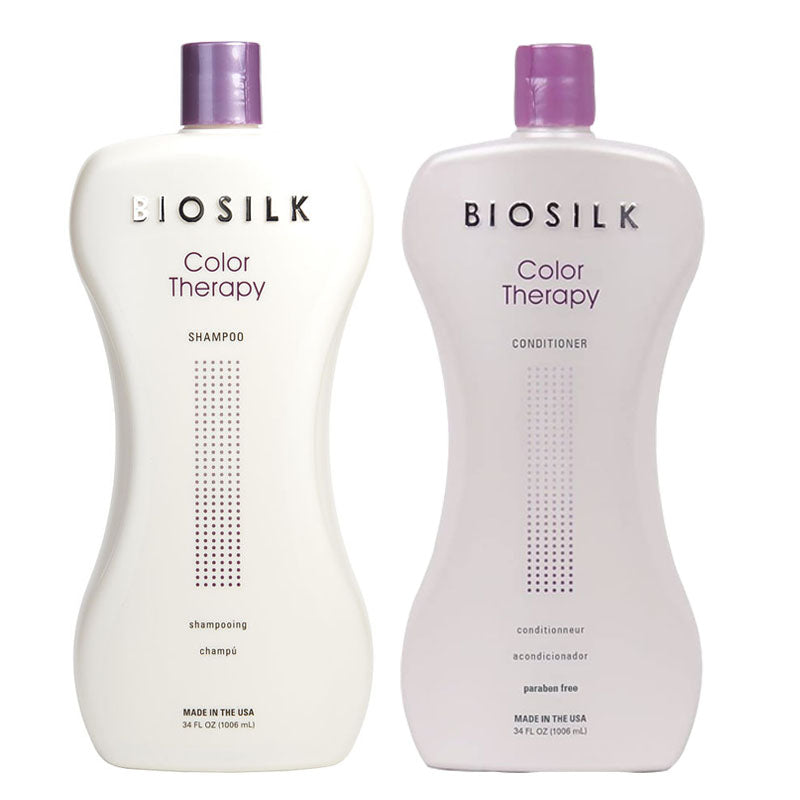 FAROUK Kit Biosilk Color Therapy Shampoo 1006ml + Conditioner 1006ml