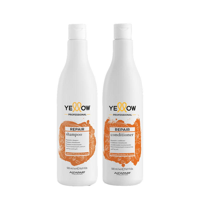 ALFAPARF Yellow Kit Repair Shampoo 500ml + Conditioner 500ml