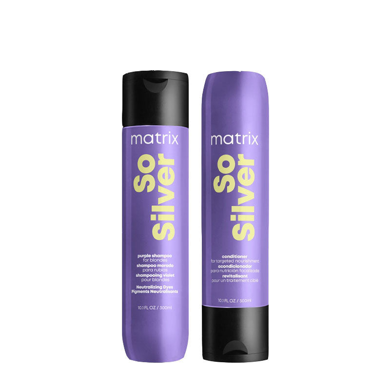 MATRIX TOTAL RESULTS Kit So Silver Shampoo 300ml + Conditioner 300ml