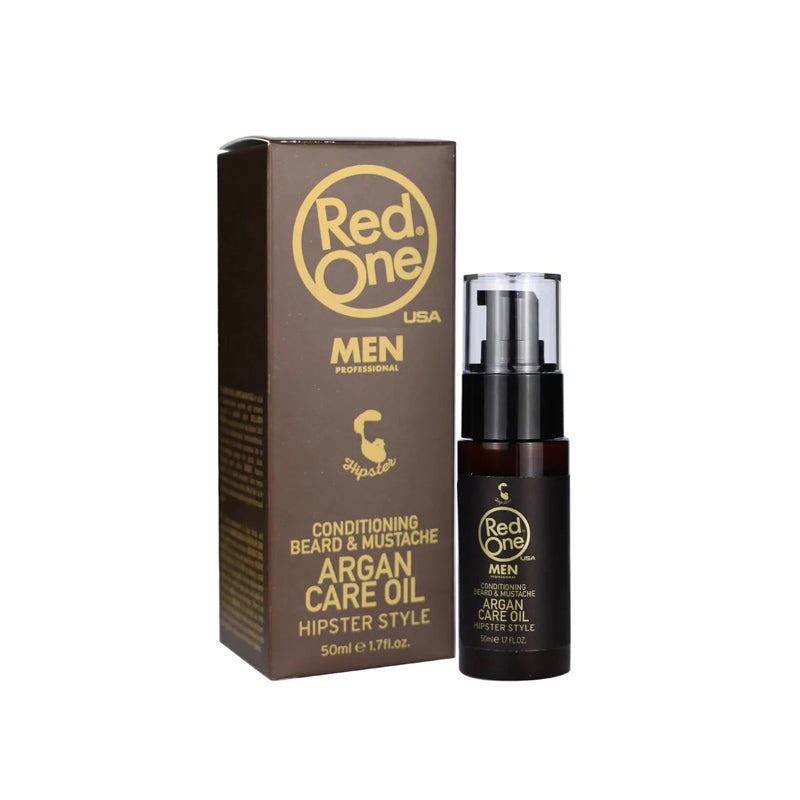 RED ONE Men Conditioning Beard & Mustache Argan Care Oil 50ml