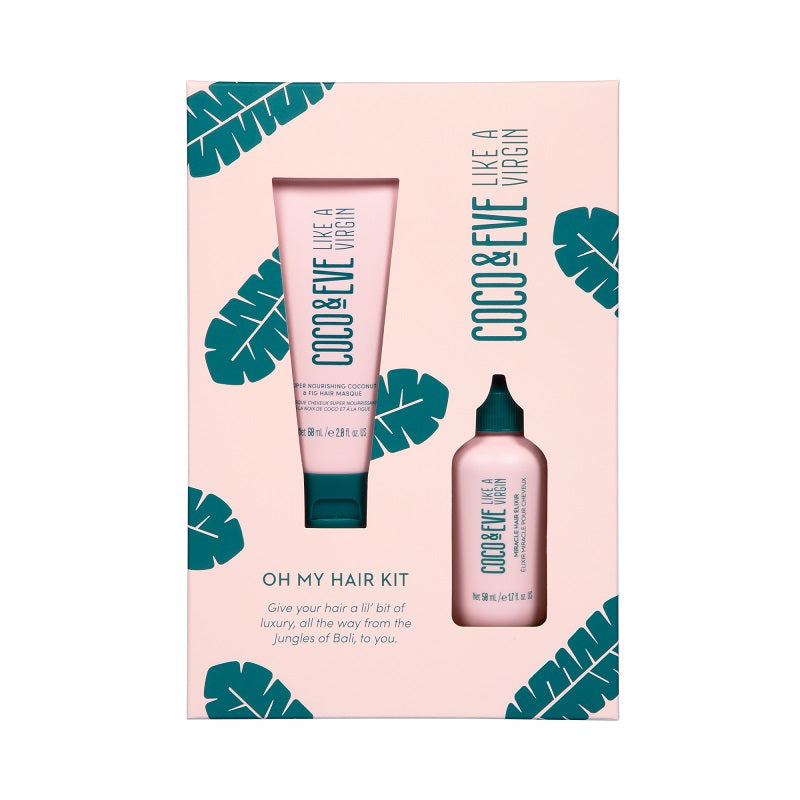 COCO & EVE Set Like A Virgin Oh My Hair Masque 60ml + Miracle Elixir 50ml