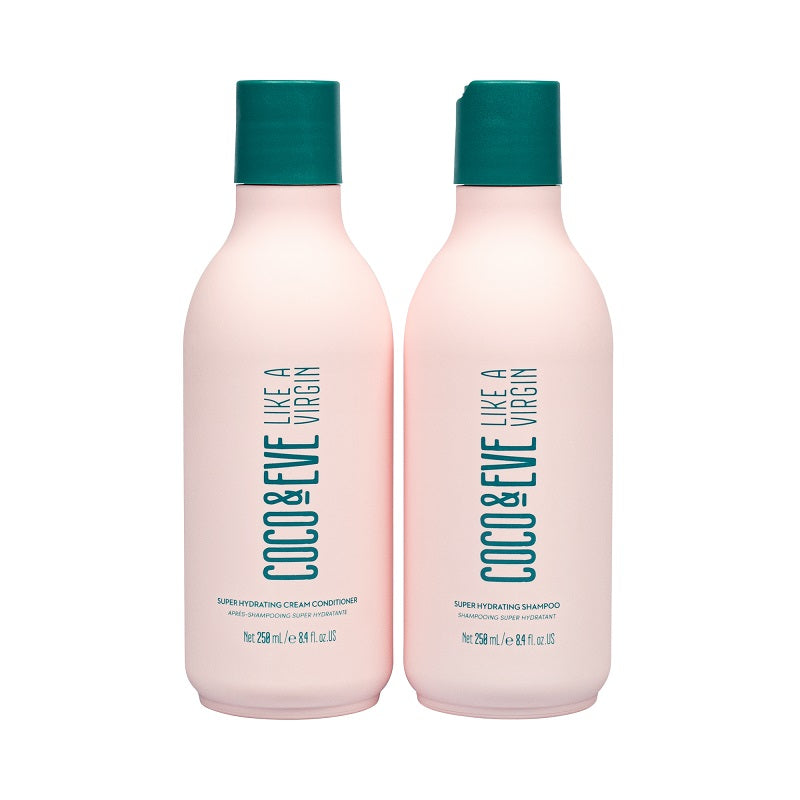 COCO & EVE Set Like A Virgin Super Hydration Shampoo 250ml + Conditioner 250ml