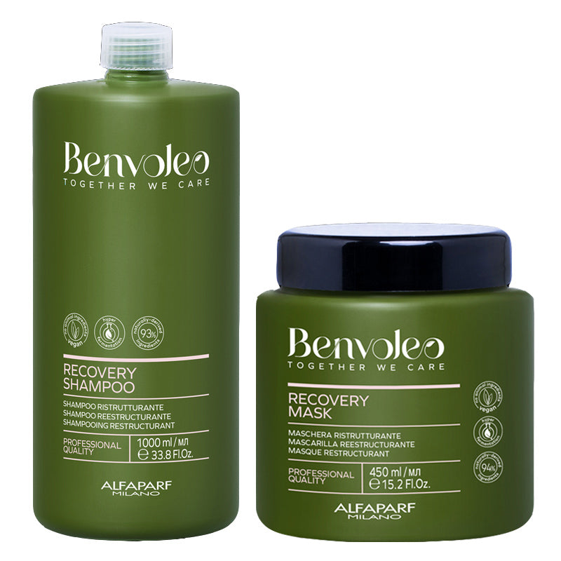 ALFAPARF MILANO Kit Benvoleo Recovery Shampoo 1000ml + Mask 450ml