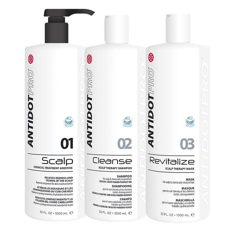 ANTIDOTPRO Kit 01 Treatment 1000ml + 02 shampoo  1000ml + 03 Mask 1000ml