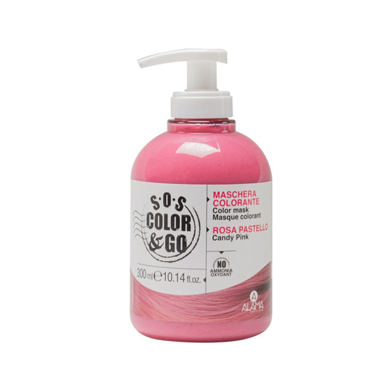 ALAMA Professional S.O.S Color & Go Maschera Colorante Rosa Pastello 300ml