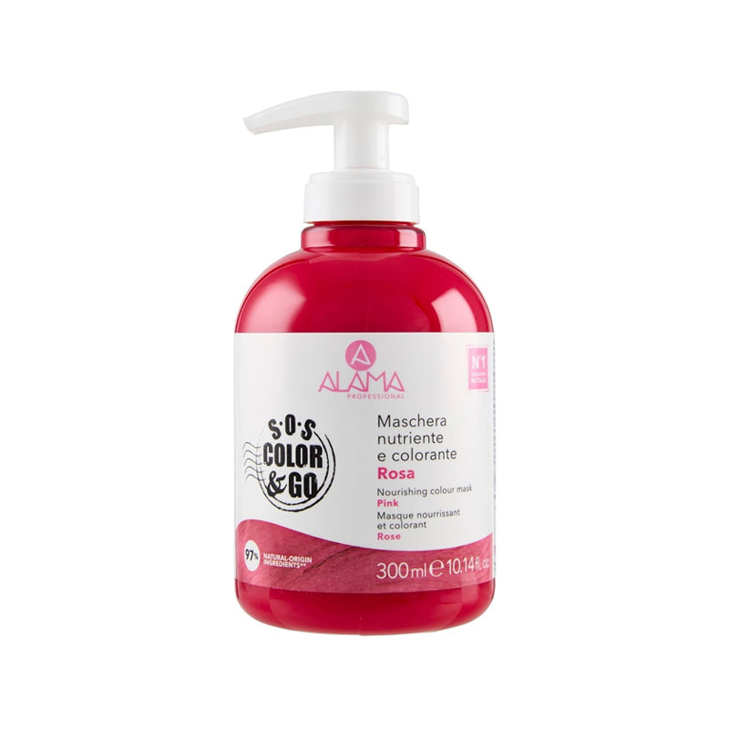ALAMA Professional S.O.S Color & Go Maschera Colorante Rosa 300ml