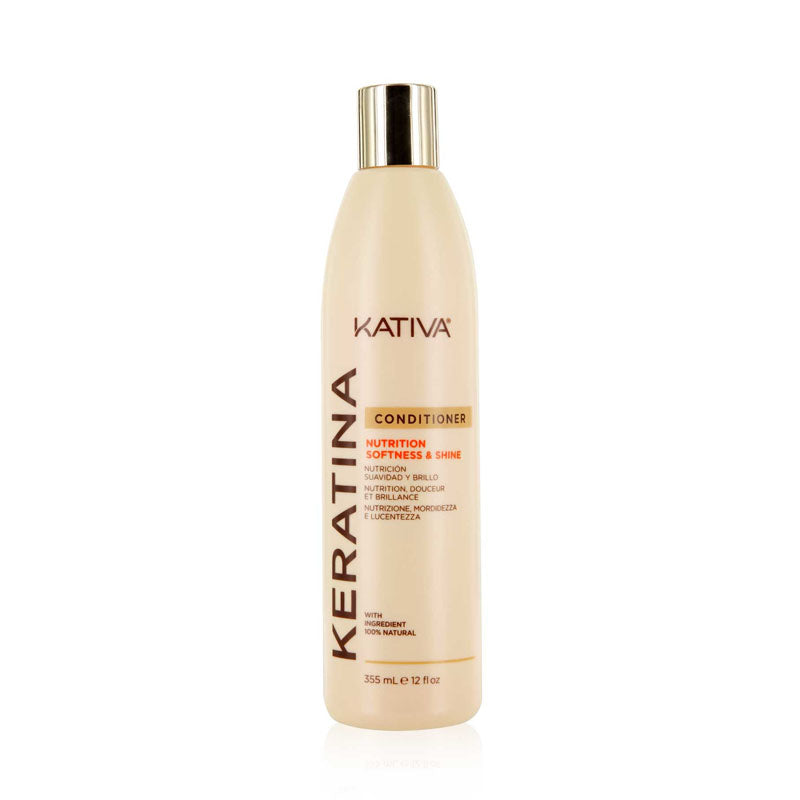KATIVA Nutrition Softness & Shine Keratina Conditioner 355ml