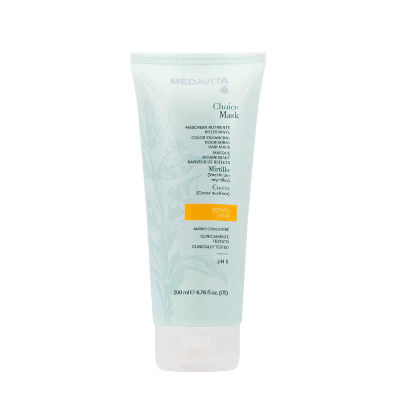 MEDAVITA Choice Mask Color Enhancing Dorato 200ml