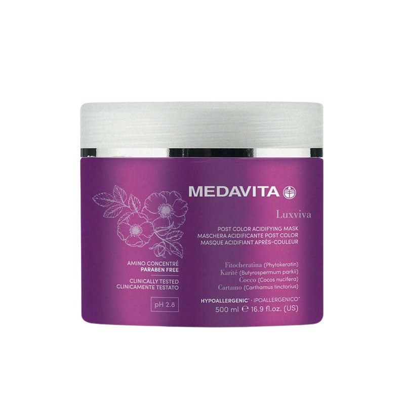 MEDAVITA Luxviva Maschera Acidificante Post Colore 500ml