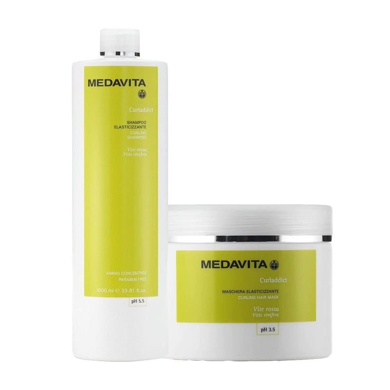 MEDAVITA Kit Curladdict Shampoo 1000ml + Mask 500ml