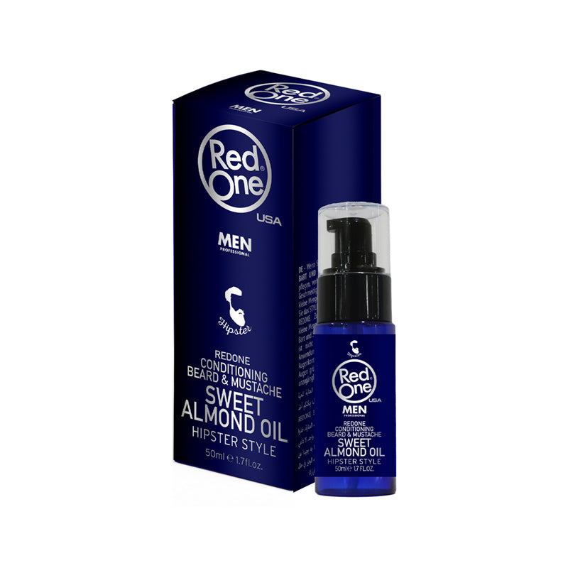 RED ONE Men Conditioning Beard & Mustache Sweet Almond Oil 50ml