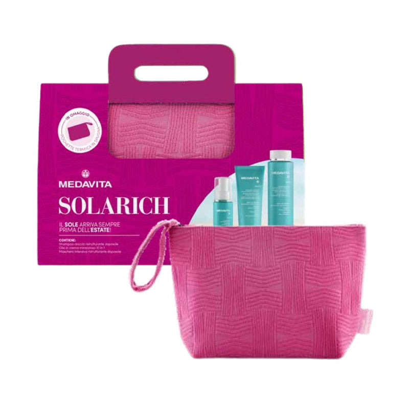 MEDAVITA Set Solarich Shampoo Doccia 400ml + Maschera 150ml + Olio In Crema 10 In 1 150ml