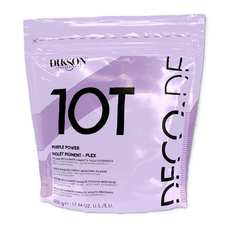DIKSON 10T Purple Power Polvere Decolorante Compatta 500ml