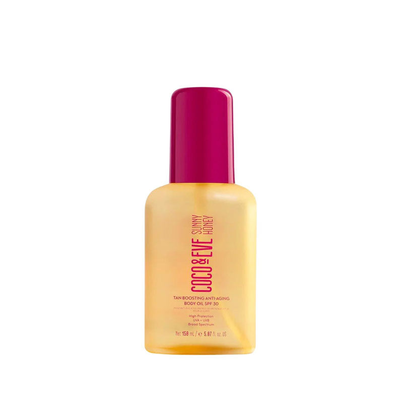 COCO & EVE Sunny Honey Tan Boosting Anti Aging Body Oil Spf 30 150ml
