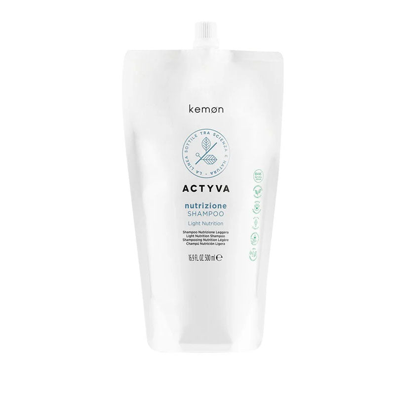 KEMON Actyva Nutrizione Refill Pouch Bag Shampoo 500ml