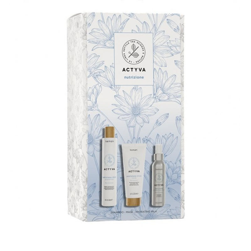 KEMON Set Actyva Nutrizione Shampoo 250ml + Mask 200ml + Spray Hydrating Milk 125ml
