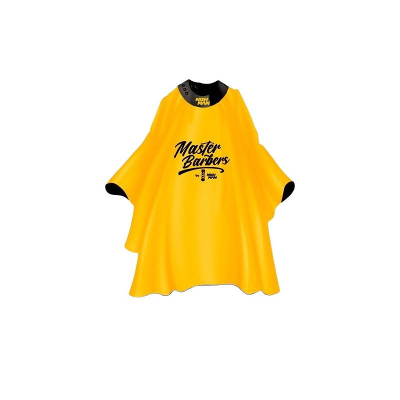 NISHMAN Master Barbers Premium Barber Cape Yellow 150x160cm