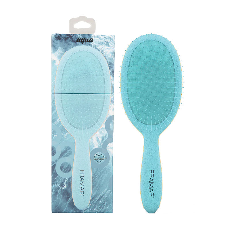 FRAMAR Detangle Brush Sage Baecation Aqua