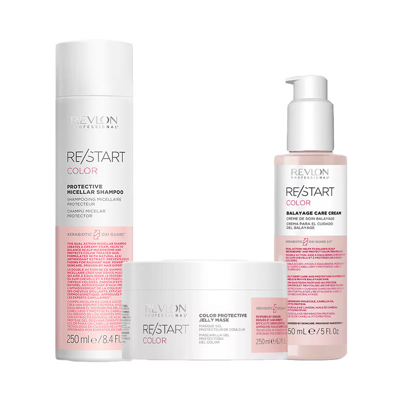 REVLON PROFESSIONAL Kit Restart Color Micellar Shampoo 250ml + Mask 200ml + Balayage Cream 150ml