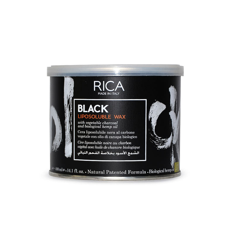 RICA Cera Liposolubile Black Al Carbone Vegetale 400ml