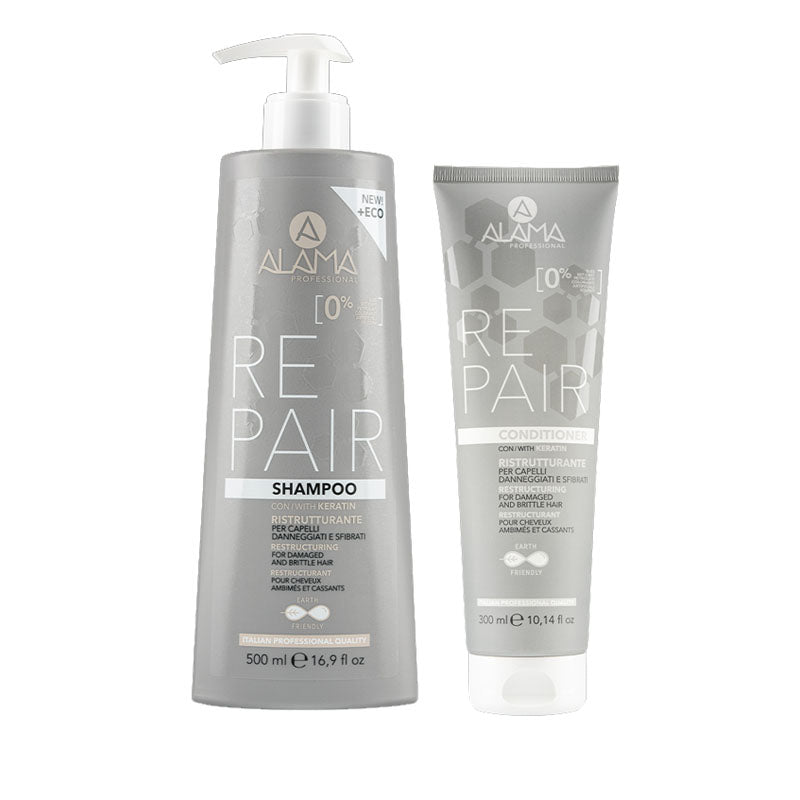 ALAMA Professional Kit Repair Shampoo 500ml + Conditioner 300ml