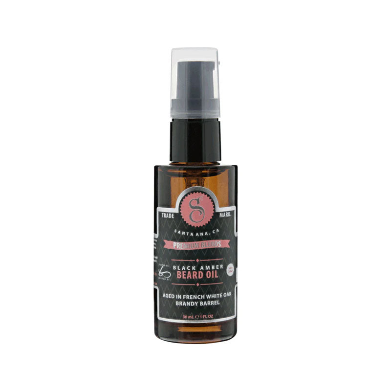 SUAVECITO Premium Blends Black Amber Beard Oil 30ml