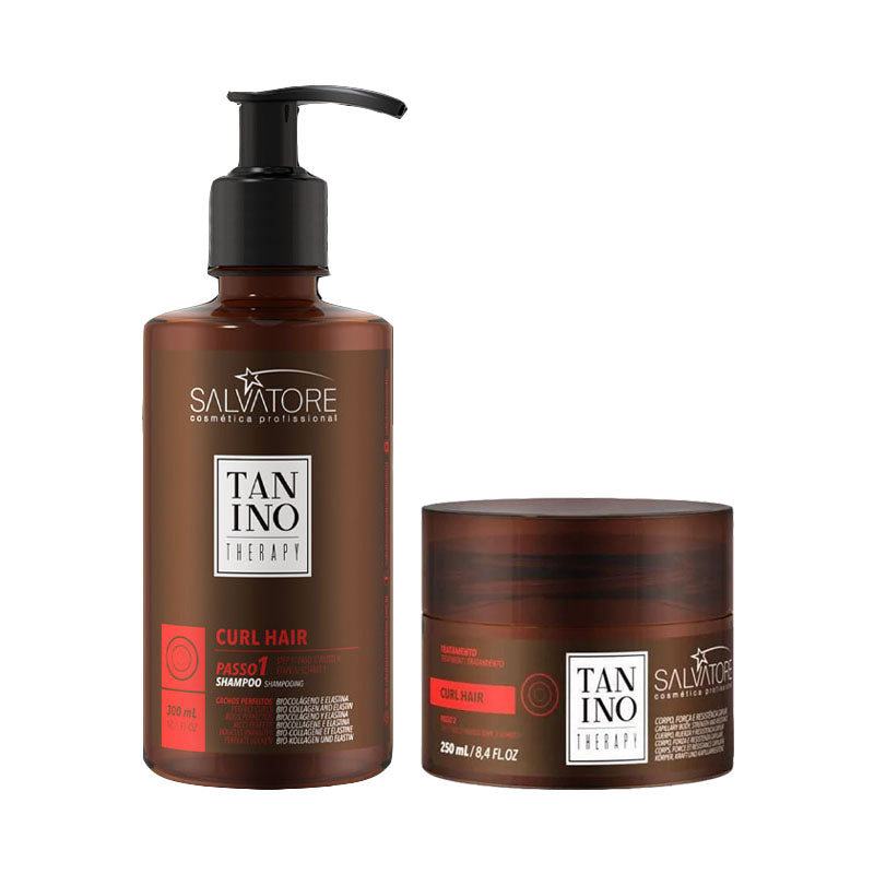 SALVATORE COSMETICS Kit Tanino Therapy Curl Hair Shampoo 300ml + Mask 250ml