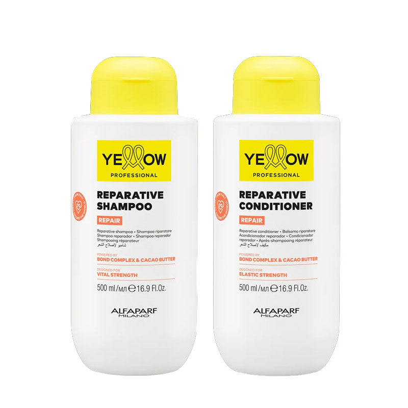ALFAPARF Yellow Kit Repair Reparative Shampoo 500ml + Conditioner 500ml