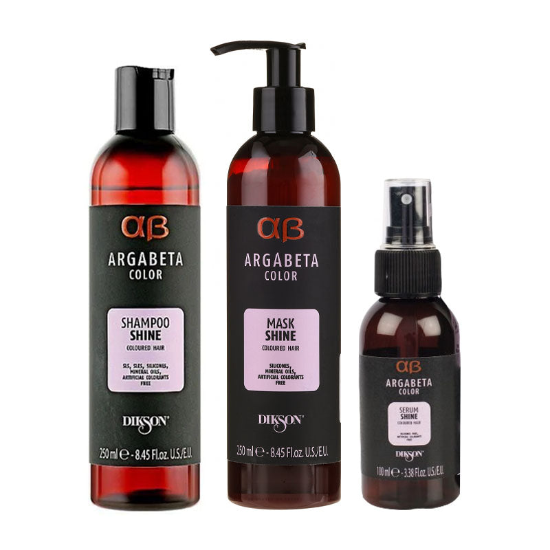 DIKSON kit Argabeta Color Shampoo Shine 250ml + Mask 250ml + Serum 100ml