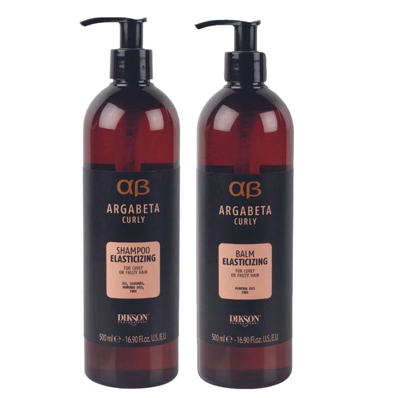 DIKSON Kit Argabeta Curly Shampoo 500ml + Balsamo 500ml