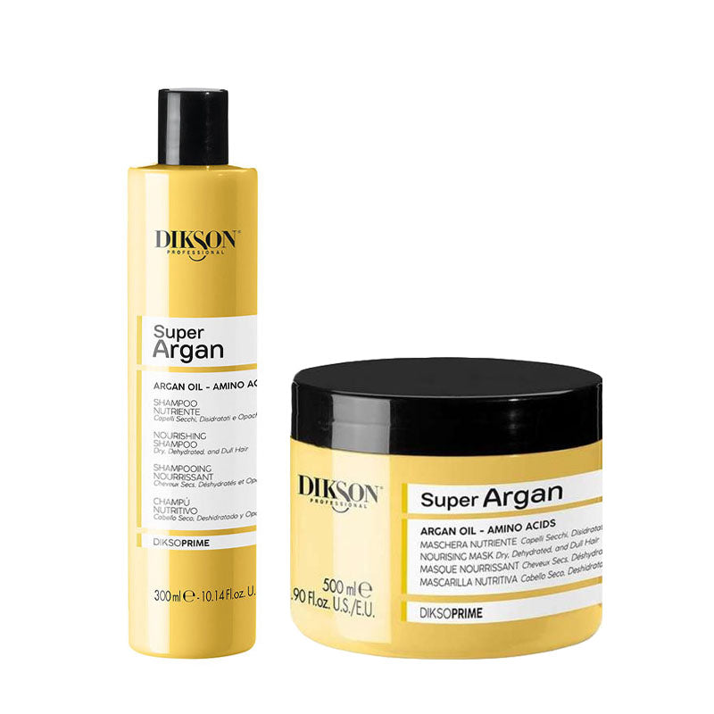 DIKSON Kit Prime Super Argan Amino Acids Shampoo 300 + Mask 500ml
