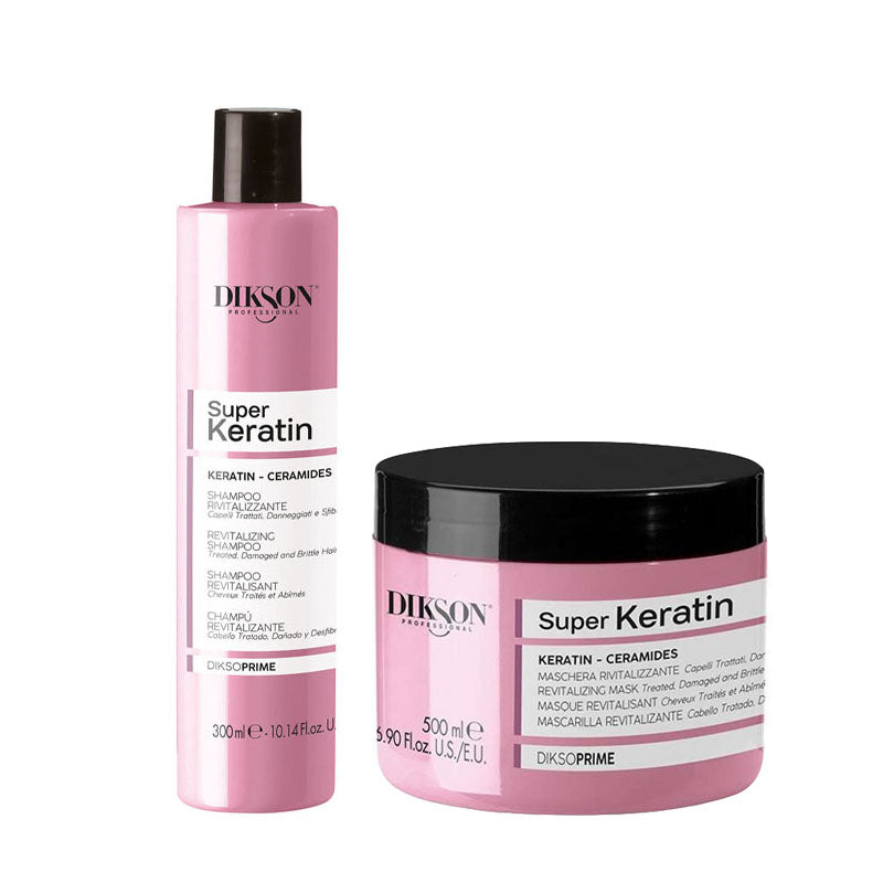 DIKSON Kit Prime Super Keratin Shampoo 300ml + Mask 500ml