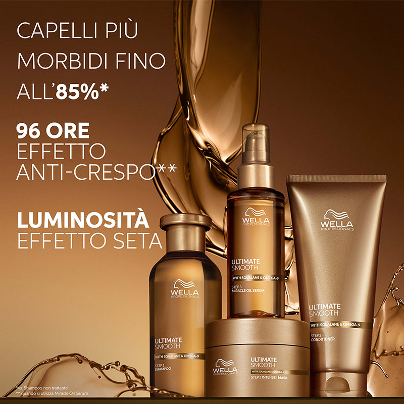 WELLA Kit Ultimate Smooth Step 1 Shampoo 100ml + Step 2 Intense Mask 75ml