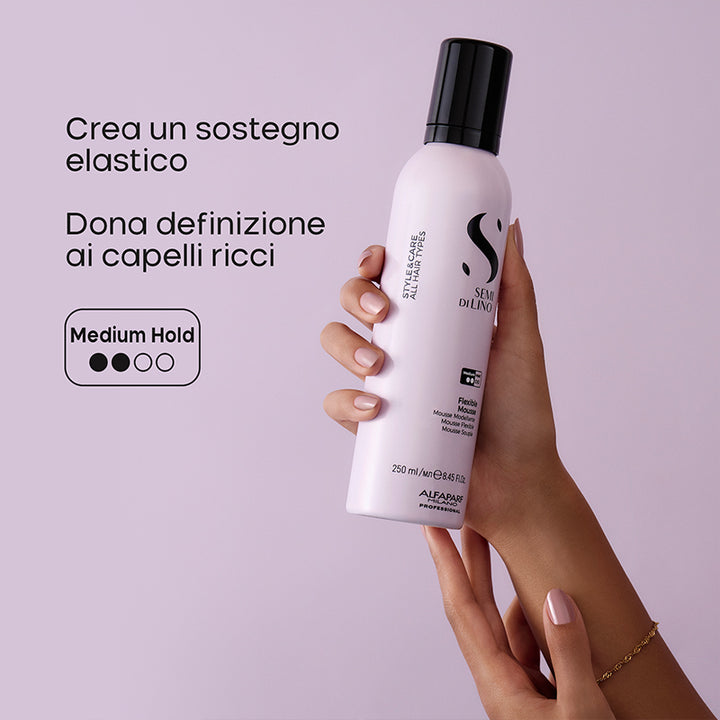 ALFAPARF MILANO Semi Di Lino Style & Care Flexible Mousse 250ml