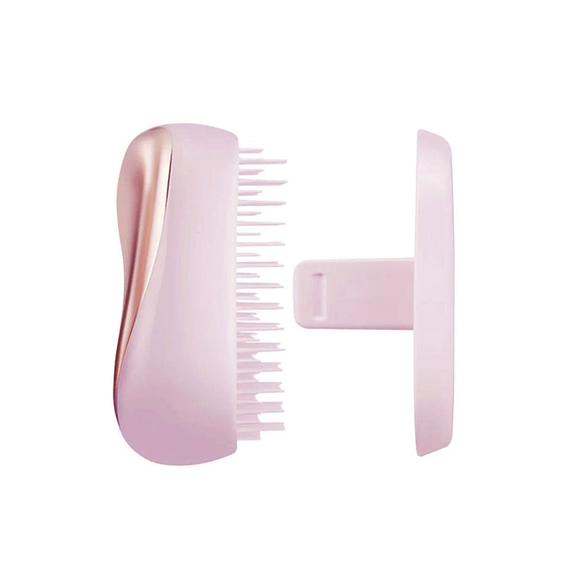 TANGLE TEEZER Compact Styler Straight-Curly Pink Matte Chrome