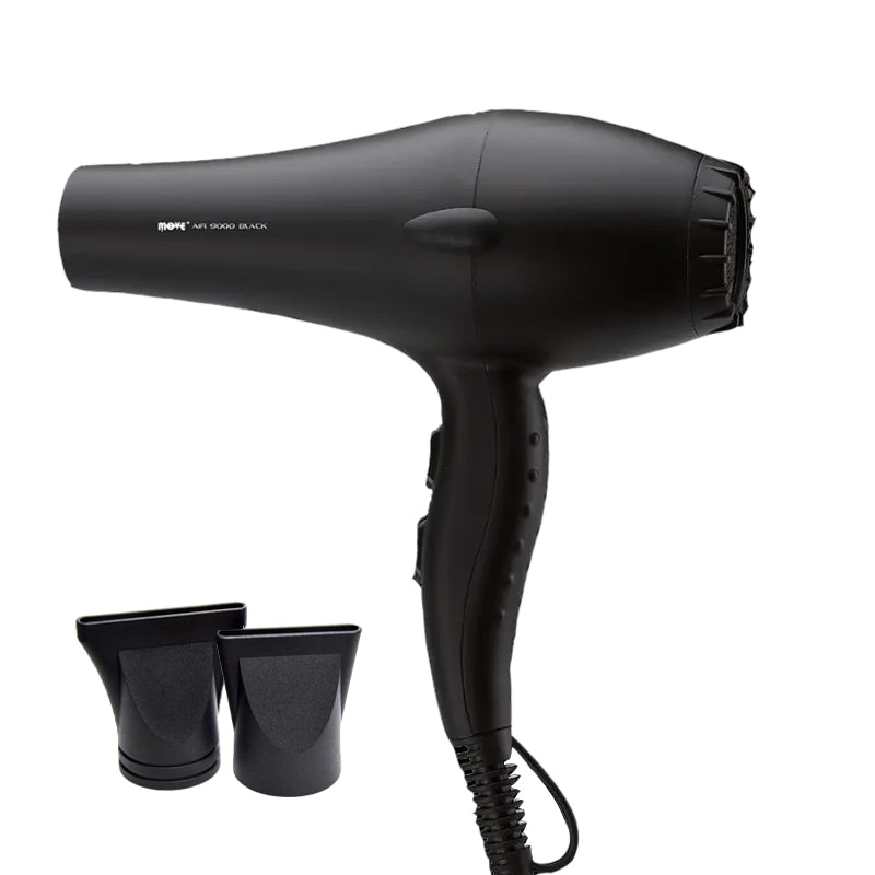 MOVE Air 900 Soft Touch Asciugacapelli Professionale Black
