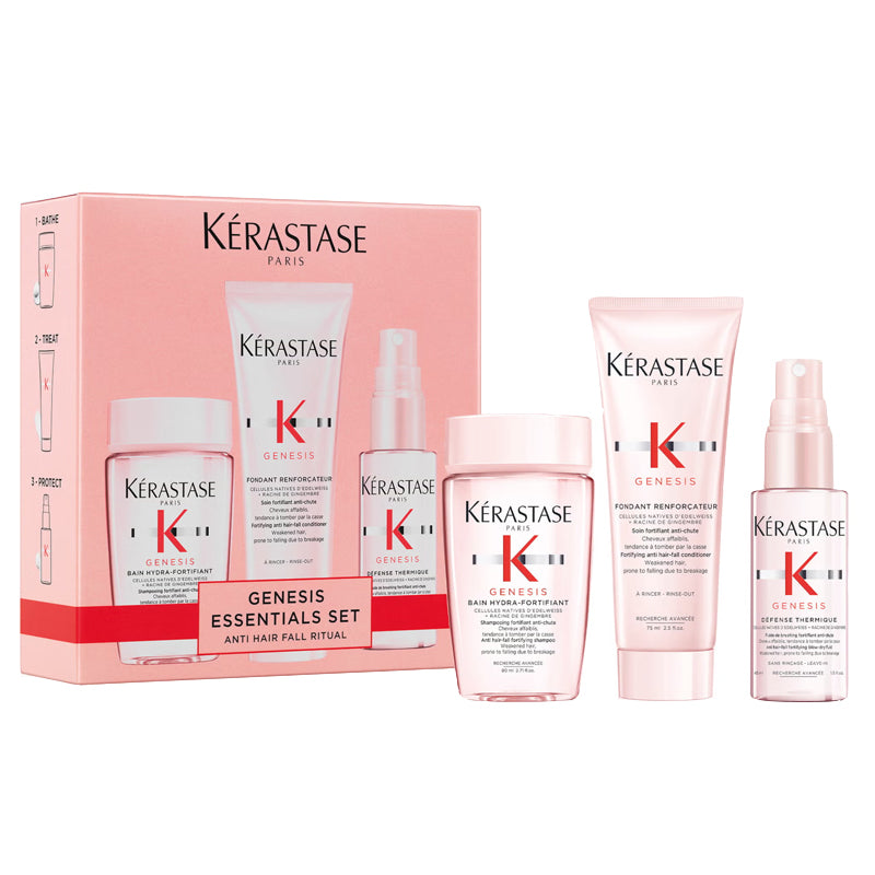 KERASTASE Set genesis Shampoo 80ml + Conditioner 75ml + Spray 45ml