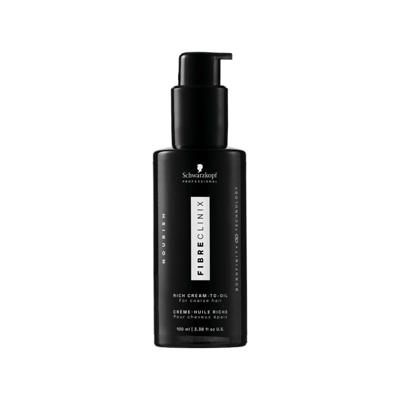 SCHWARZKOPF Fibre Clinix In-Salon Nourish Rich Cream To-Oil For Coarse 100ml