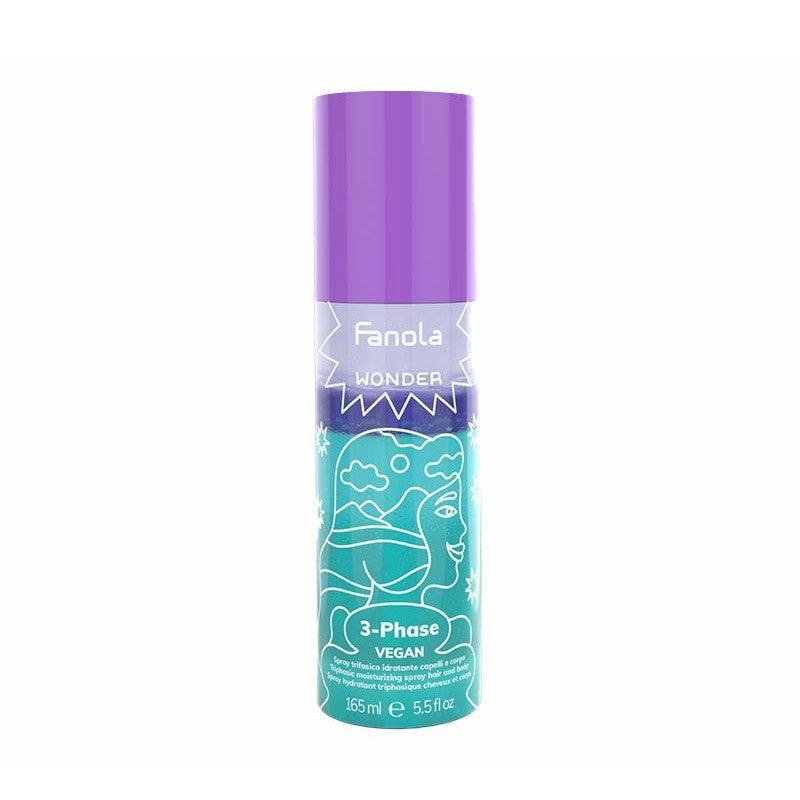 FANOLA Wonder 3 Phase Vegan Spray Trifasico Idratante Capelli E Corpo 165ml
