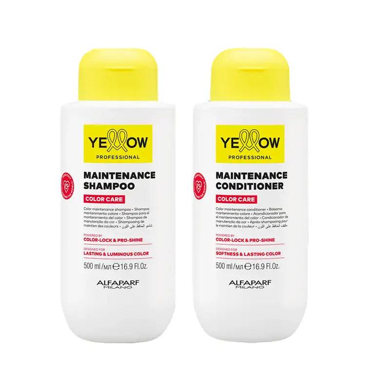 ALFAPARF Yellow Kit Color Care Maintenance Shampoo 500ml + Conditioner 500ml