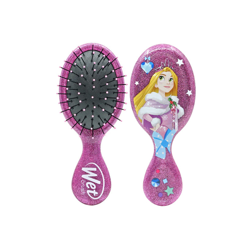 WET BRUSH Disney Princess Mini Detangler Glitter Ball Rapunzel