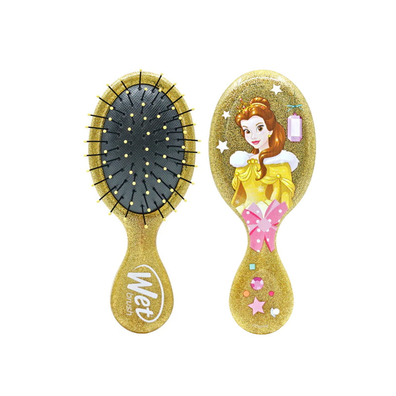 WET BRUSH Disney Princess Mini Detangler Glitter Ball Belle