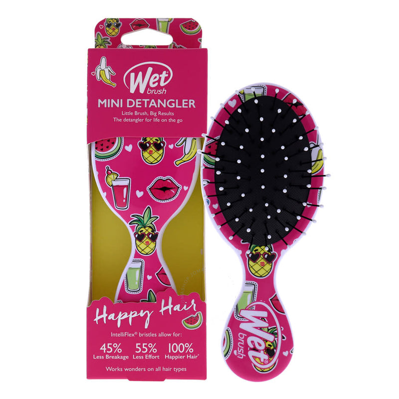 WET BRUSH Mini Detangler Happy Hair Smiley Pineappl