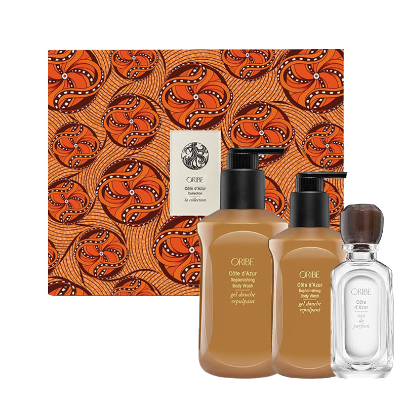 ORIBE Set Cote D'Azur Body Wash 300ml +  Body Crème 300ml + Eau De Parfum 75ml
