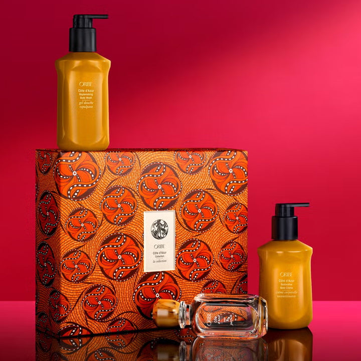 ORIBE Set Cote D'Azur Body Wash 300ml +  Body Crème 300ml + Eau De Parfum 75ml
