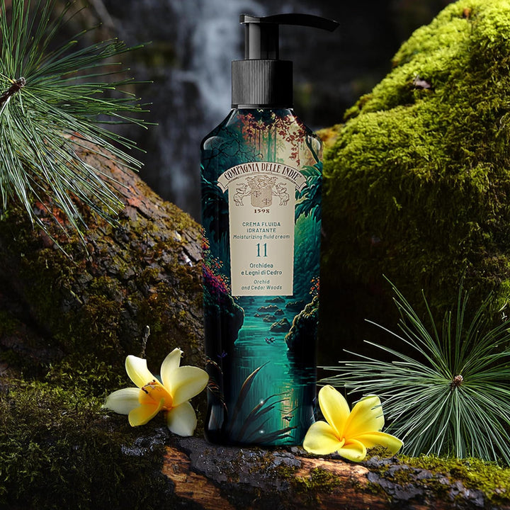 COMPAGNIA DELLE INDIE Crema Fluida Idratante 11 Orchidea E Legni Di Cedro 250ml