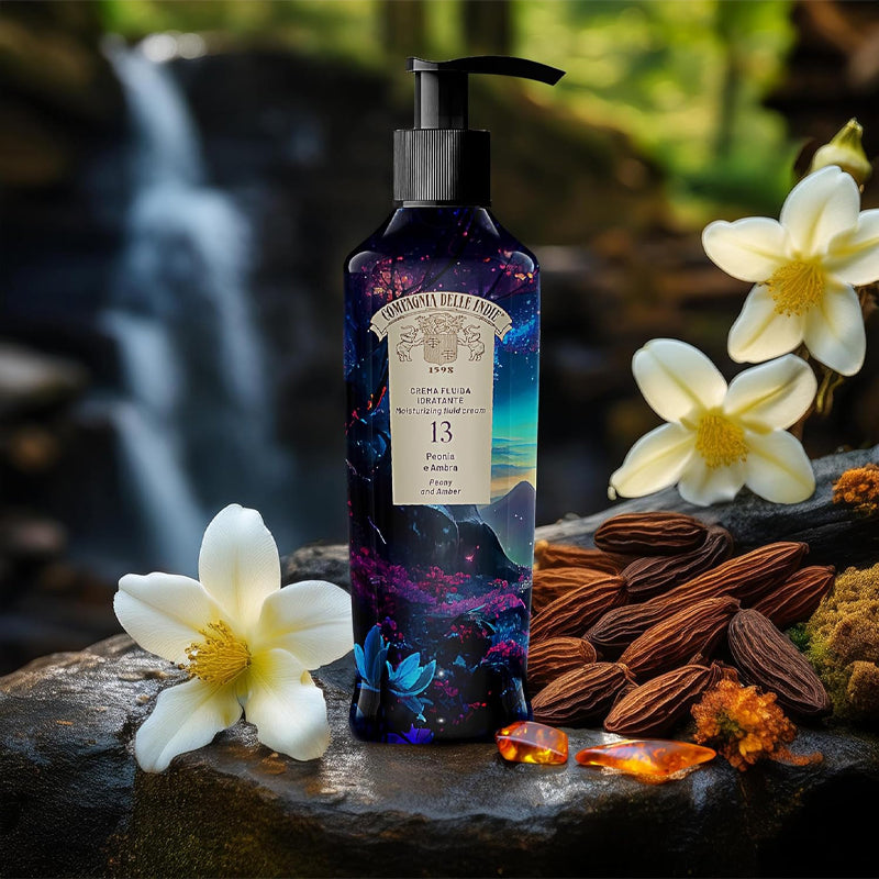 COMPAGNIA DELLE INDIE Crema Fluida Idratante 13 Peonia E Ambra 250ml