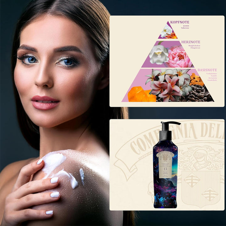 COMPAGNIA DELLE INDIE Crema Fluida Idratante 13 Peonia E Ambra 250ml