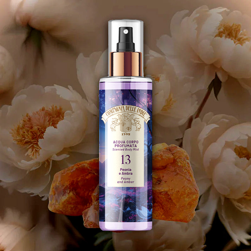 COMPAGNIA DELLE INDIE Acqua Corpo Profumata 13 Peonia E Ambra 200ml