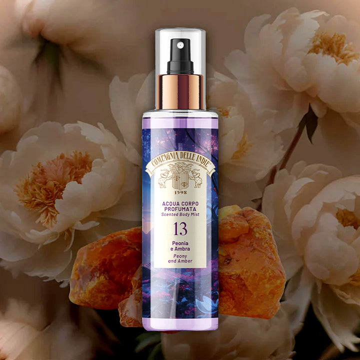COMPAGNIA DELLE INDIE Acqua Corpo Profumata 13 Peonia E Ambra 200ml